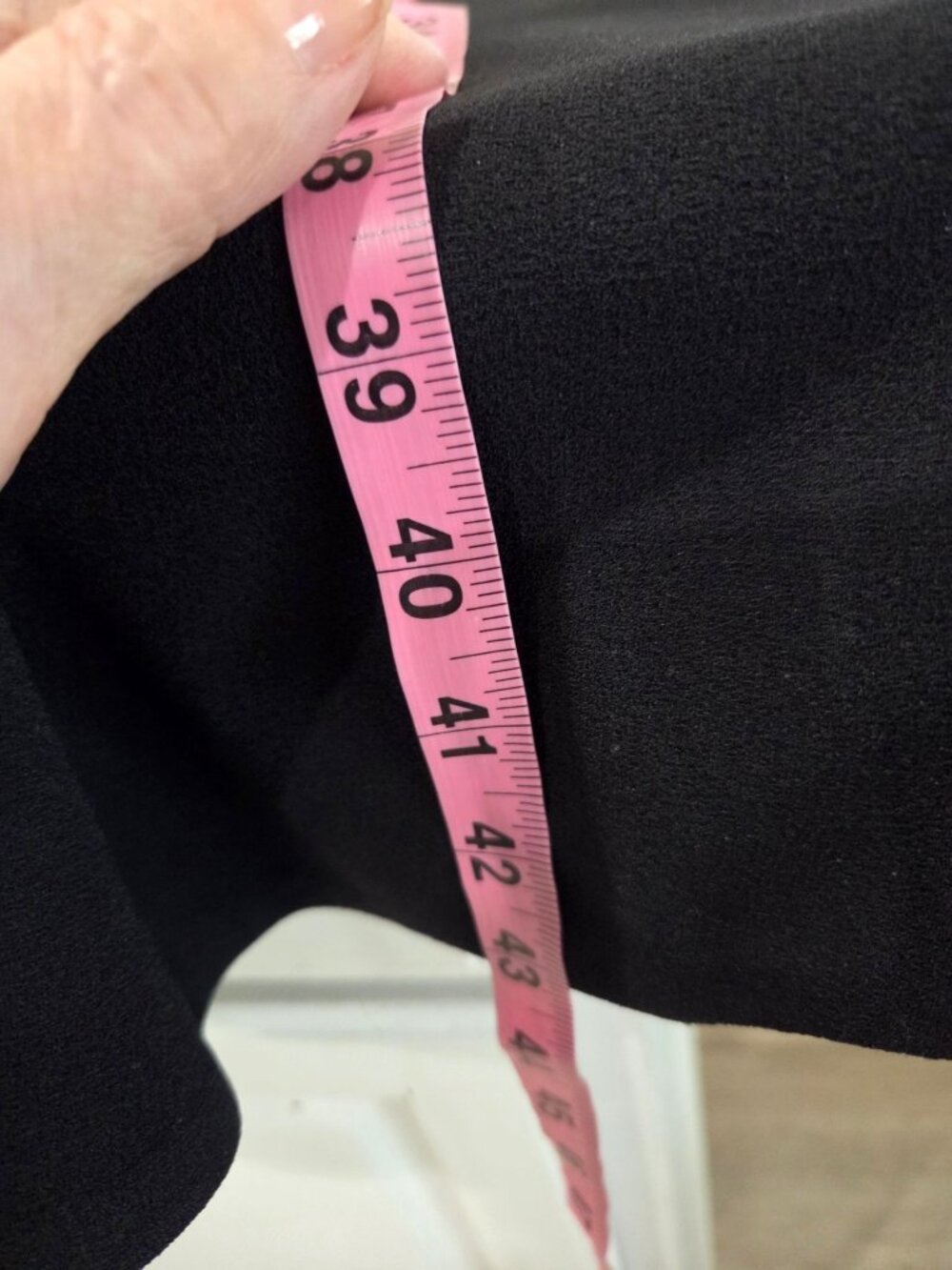 Dress The Population Catalina Crepe VNeck Black Fit & Flare Cocktail Dress L NWT - Picture 13 of 13